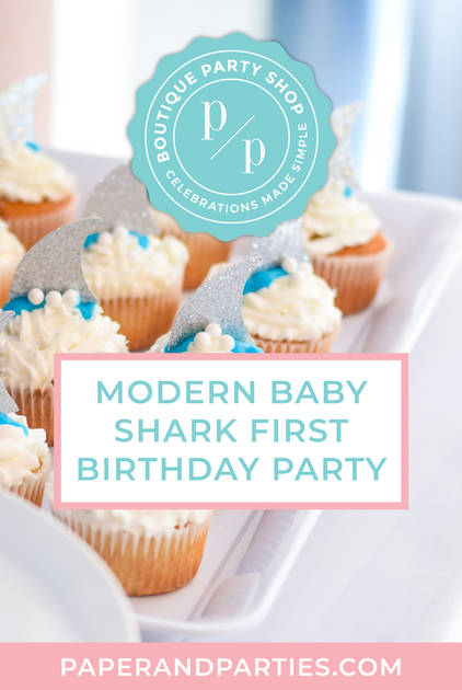 Shark baby shower sales ideas