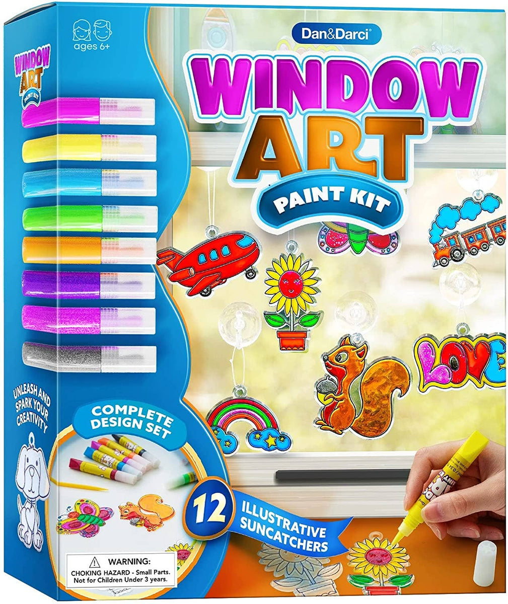 Window Art Paint Kit for Kids S0108