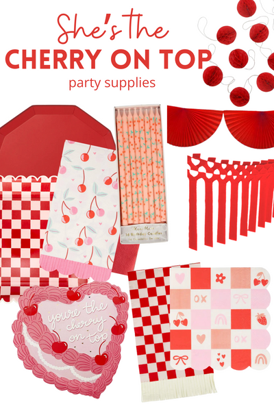 Cherry Party Supplies - She's the Cherry on Top!