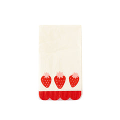 Berry Fringe Scallop Guest Towel 24pk.