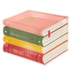 Stack of Books Paper Plates  - 8 pk