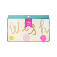 My Mind’s Eye - PLWIS03 - Make A Wish Banner Set - Pretty Day