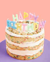 Happy Birthday Pastel Candles