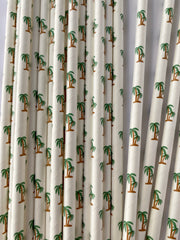 Tropical Palm Tree Straws- 25pk