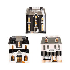 Haunted House Shaped Plate Set - 9pk