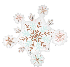 Jumbo Snowflake Helium Foil Winter Balloon