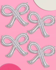 Shimmer Bow Balloons 4pk.