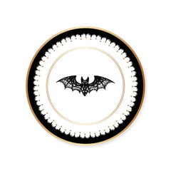 Halloween Dessert Lacy Bat Plates  - 8pk