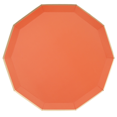 Sunkissed Orange  Dinner Plates - 8pk