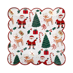 Whimsy Christmas Scatter 10" Plates - 8pk