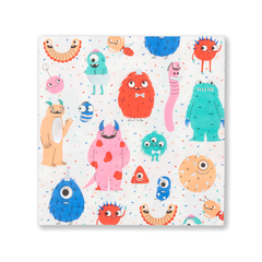 Jollity & Co. + Daydream Society - Little Monsters Large Napkins  - 16 Pk. - Pretty Day