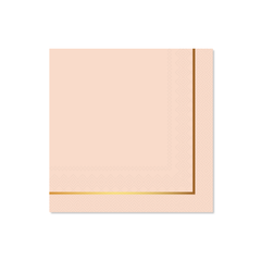 Peach & Gold Large Napkins