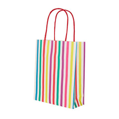 Rainbow Striped Goodie Bags 8 Pk.