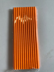 Orange Eco Friendly Paper Straws