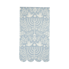 Floral Menorah Dinner Napkins - 24pk