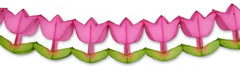 Spring Honeycomb Tulip Flower Garland- 12ft