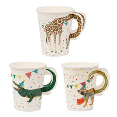 Safari Animal Paper Cups 8 Pk.