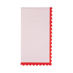 Ripple Edge Valentine's Dinner Napkin 24pk.