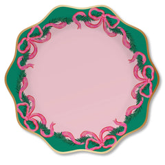 Pink Christmas Nutcracker Plates 8pk.