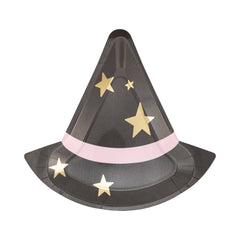 Witch's Hat Shaped Plate - 8 pk