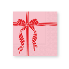 Christmas Red Bow Napkins-Small 20pk.