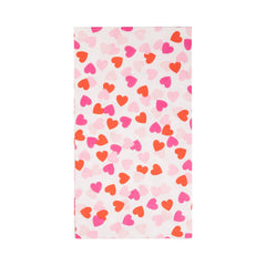 Scattered Hearts Valentines Napkin 24pk.