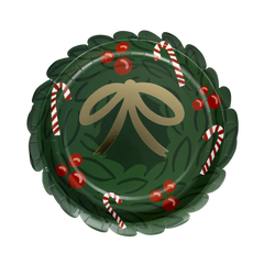 Wreath Shaped Paper Plate