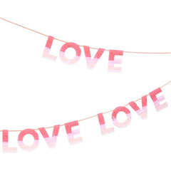 Meri Meri Valentine's Ombre Love Garland Banner S5072