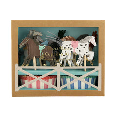 Meri Meri Horse Cupcake Kit - Pretty Day