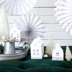 Paper House Christmas Decoration