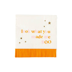 Made Me Boo Cocktail Napkin - 18pk