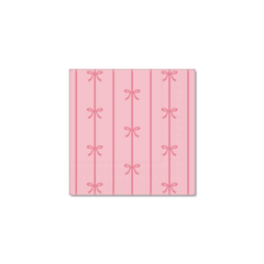 Petal Pink Bow Napkins Small 20pk.