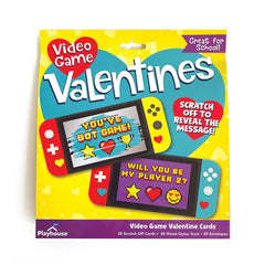 Video Game Scratch Off Valentines 28pk.