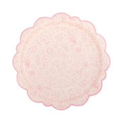 Pembroke Pink Floral Plate 8pk.