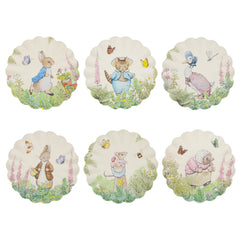 Peter Rabbit Melamine Plates Small 6pk.