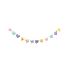 Conversation Hearts Valentine's Felt Banner