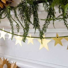 Christmas Memories Metal Stars Banner - Pretty Day