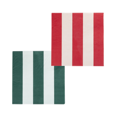 Striped Cocktail Napkins - 24 pk