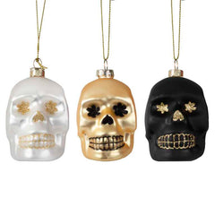 Halloween Skull Tree Decorations-3pk. - Pretty Day