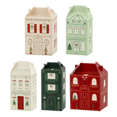 Christmas Village Treat Boxes - 5pk