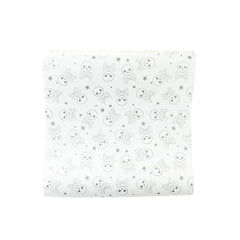 White and Silver Cross Bones Paper Table Runner - Pretty Day