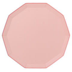 Petal Pink Plates Large 8pk.