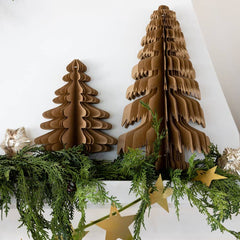 Christmas Memories Medium Kraft Paper Tree Decor - Pretty Day