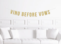 Vino Before Vows Banner / Wine Tour Bachelorette Sign  / Women&#39;s Wine Trip Banner Napa Valley Bach Decor /  Winery Decoration Bride to Be - Pretty Day