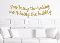 Bridal Shower Banner Gold - Pretty Day