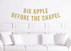 New York  Bachelorette Party Banner Destination | Big Apple Before The Chapel - Pretty Day