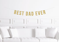 Best Dad Ever Banner - Pretty Day