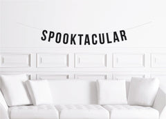 Halloween Banner Spooktacular Halloween Party Sign for a Classroom, Kids Party - Pretty Day