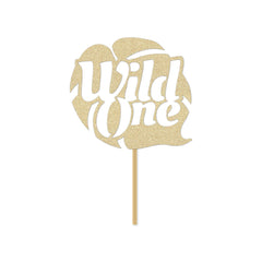 Wild One Cake Topper, Where Wild Things Are Theme, First Birthday, Boho Theme, Jungle, Tropical - Pretty Day