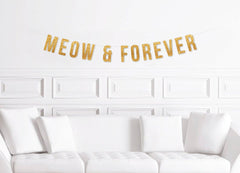 Cat Adoption Photo Banner, Pet Adoption Party, Cat Birthday, Cat Themed Bachelorette Party - Pretty Day